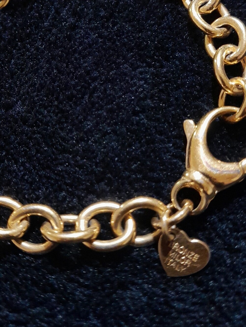Bronze Milor Italy Gold Tone Metal Bracelet GOLD TONE METAL Not Real Gold